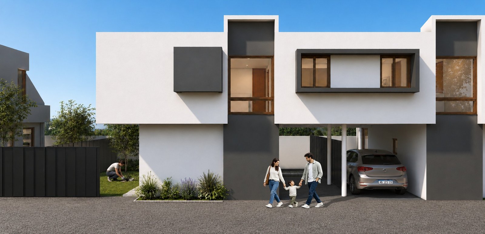 Render exterior Condominio Vive Venezuela — Townhouse en La Florida